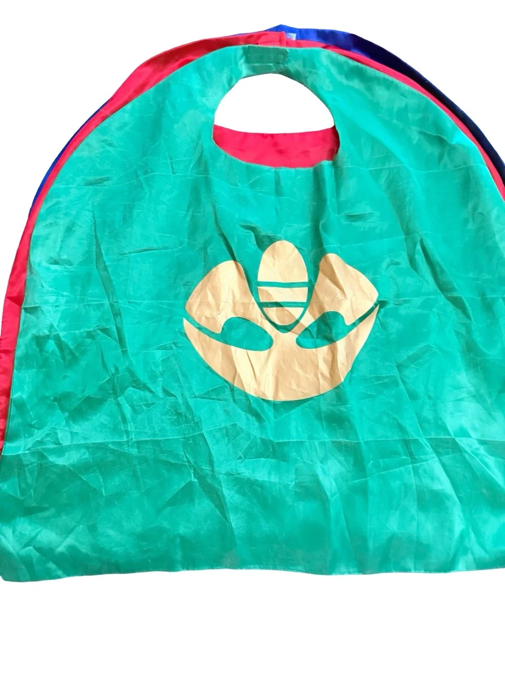 Pj masks kids dress-up capes set of 3 - catboy owlette gekko - one size